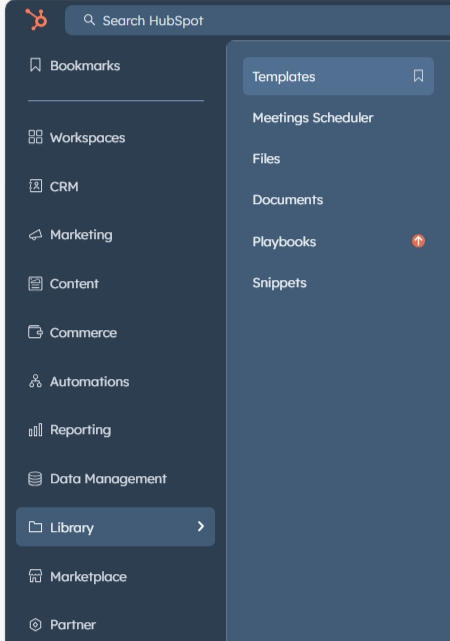 Templates in HubSpot